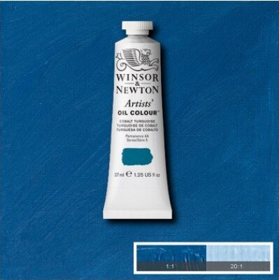 Billede af Winsor & Newton - Oliemaling - Artists - Cobalt Turquoise 37 Ml