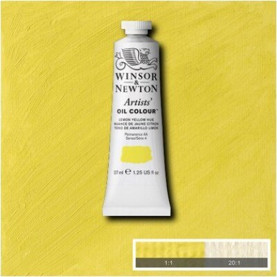 Winsor & Newton - Oliemaling - Artists - Lemon Yellow Hue 37 Ml