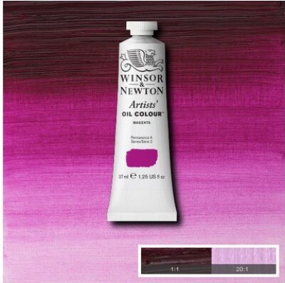 Billede af Winsor & Newton - Oliemaling - Artists - Magenta 37 Ml