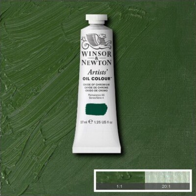 Billede af Winsor & Newton - Oliemaling - Artists - Oxide Of Chromium 37 Ml