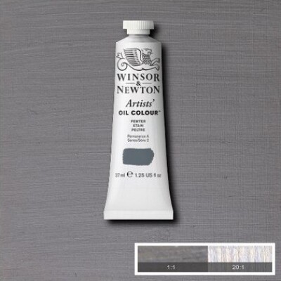 Winsor & Newton - Oliemaling - Artists - Pewter 37 Ml