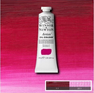 Winsor & Newton - Oliemaling - Quinacridone Magenta 37 Ml