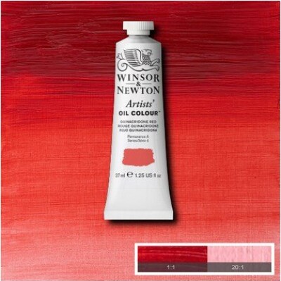 Billede af Winsor & Newton - Oliemaling - Artists - Quinacridone Red 37 Ml