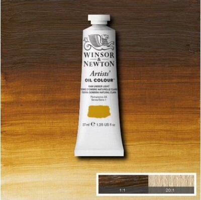 Winsor & Newton - Oliemaling - Artists - Raw Umber Light 37 Ml