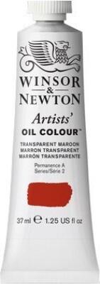 Winsor & Newton - Oliemaling - Transparent Maroon 37 Ml
