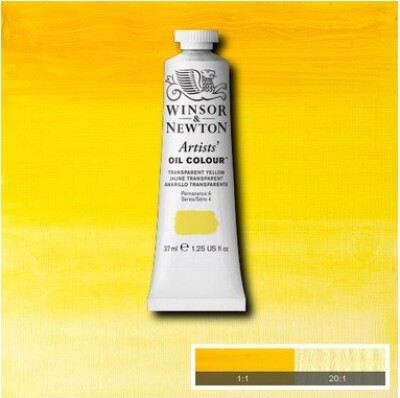 Winsor & Newton - Oliemaling - Transparent Yellow 37 Ml