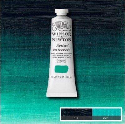 Winsor & Newton - Oliemaling - Artists - Winsor Green 37 Ml