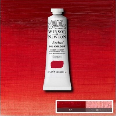 Billede af Winsor & Newton - Oliemaling - Winsor Red Deep 37 Ml