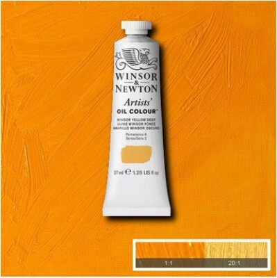 Se Winsor & Newton - Oliemaling - Winsor Yellow Deep 37 Ml hos Gucca.dk