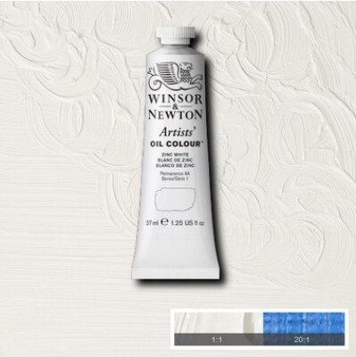 Winsor & Newton - Oliemaling - Artists - Zinc White 37 Ml