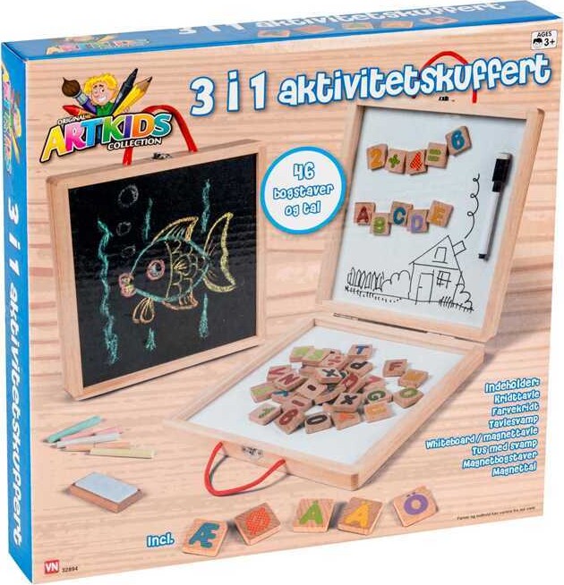 Artkids - 3-in-1 Aktivitetskuffert
