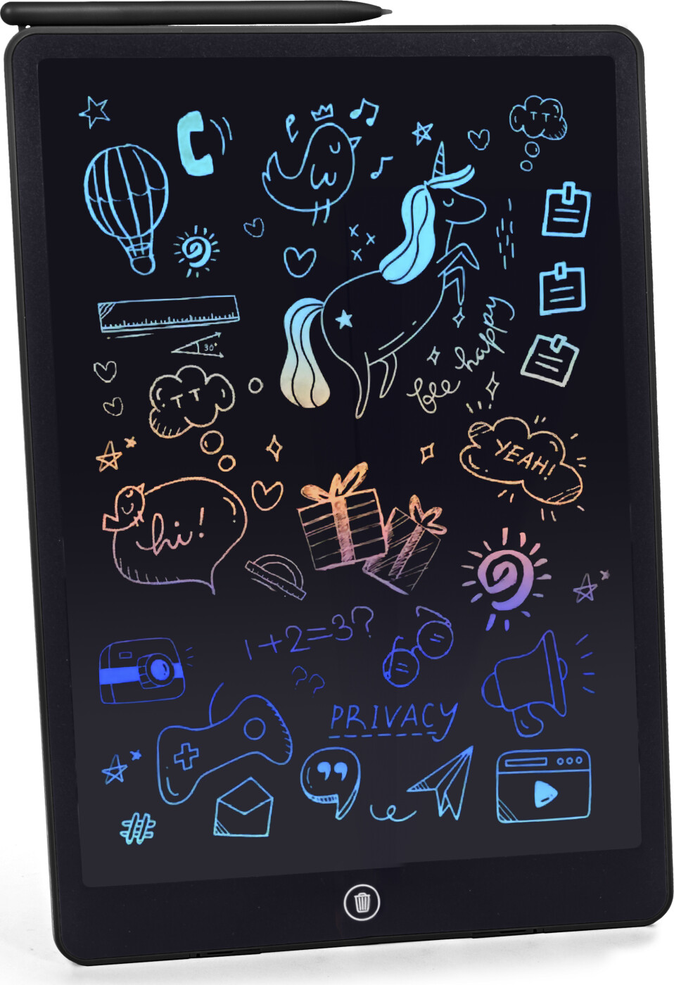 Lcd Tegne Og Skrive Tablet - 34.5x23 Cm - Artkids