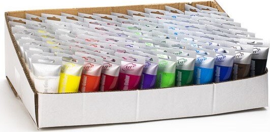 Artmaster 75ml 96stk. 12 Farver Ass.