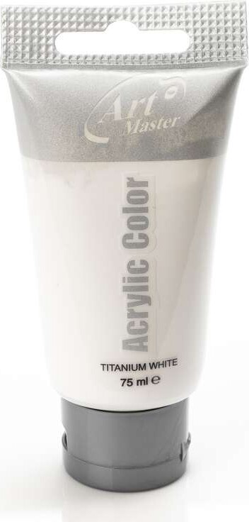 Akrylmaling - Artmaster Acrylic - 75 Ml - Titanium Hvid
