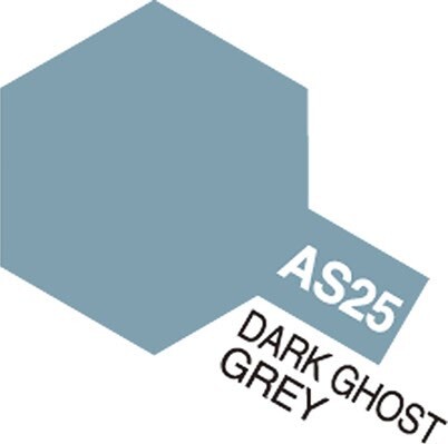 Tamiya - Aircraft Spray Maling - As-25 Dark Ghost Grey - 86525