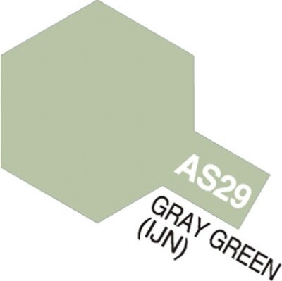 Tamiya - Aircraft Spray Maling - As-29 Gray Green Ijn - 86529