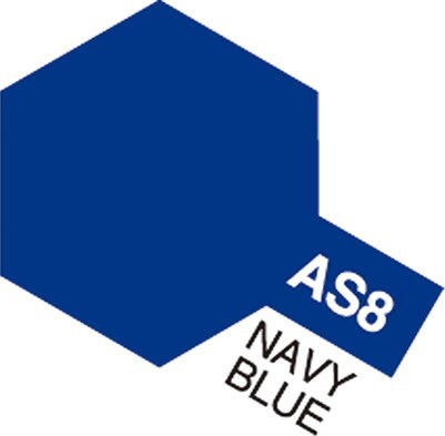 Tamiya - Aircraft Spray Maling - As-8 Navy Blue Us Navy - 86508