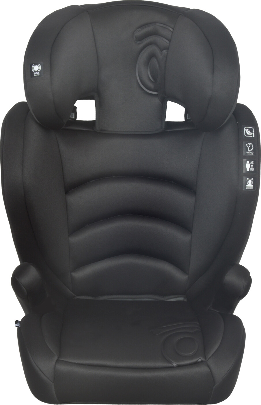 Asalvo - Autostol I-size Xtreme - Sort - 100 - 150 Cm