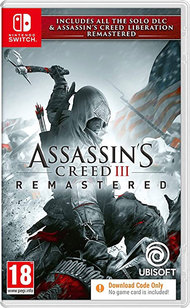 Assassin's Creed Iii Remastered - Kode I Boks  - Nintendo Switch