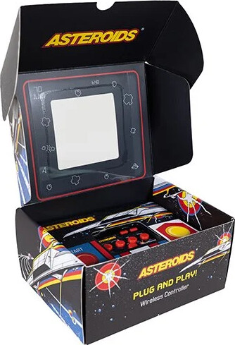 naszswiat Asteroids-konsol til Atari – spil på tv via HDMI – retro-arkade – trådløs controller / Asteroids Plug and Play / 320187