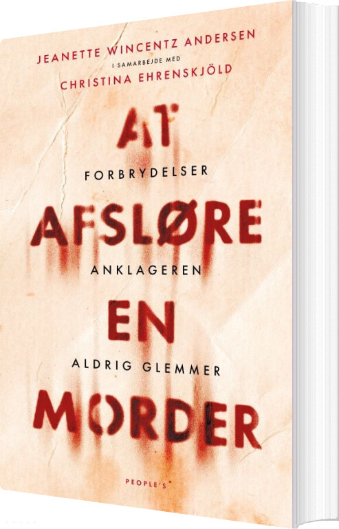 At Afsløre En Morder - Christina Ehrenskjöld - Bog