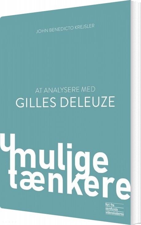 Billede af At Analysere Med Gilles Deleuze - John Benedicto Krejsler - Bog