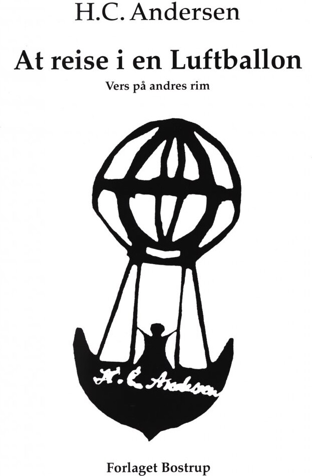 Billede af At Reise I En Luftballon - H.c. Andersen - Bog