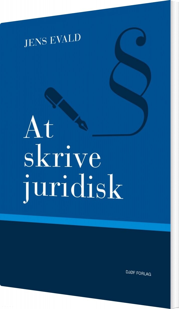 At Skrive Juridisk - Jens Evald - Bog