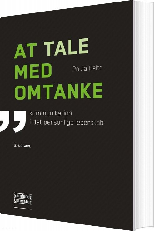 Billede af At Tale Med Omtanke - Poula Helth - Bog