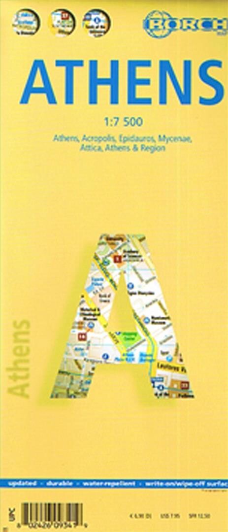 Athens - Borch Maps - English book
