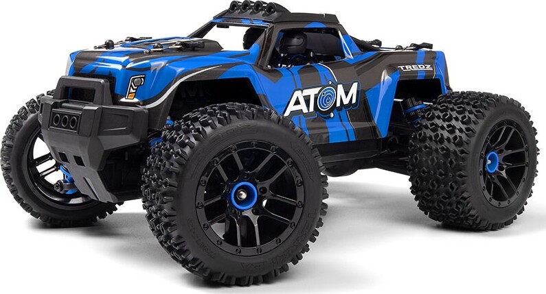 Maverick Rc - Fjernstyret Monster Truck Atom At1 4wd Blå - 1/18