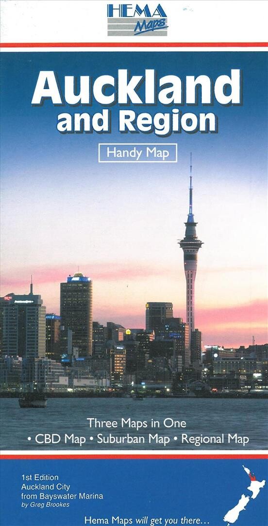 Billede af Auckland And Region - Hema Maps - English Book