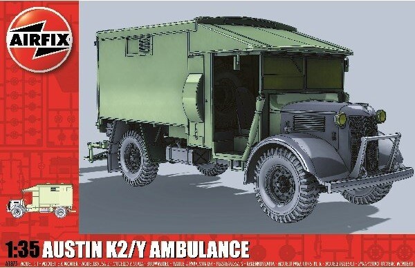 Billede af Airfix - Austin K2/y Ambulance Byggesæt - 1:35 - A1375