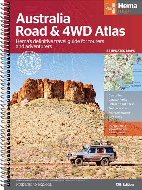 Hema Maps - Australia Road & 4wd Atlas - English book