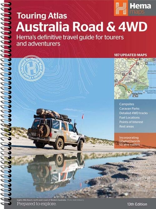 Billede af Australia Road & 4wd Touring Atlas - Hema Maps - English Book