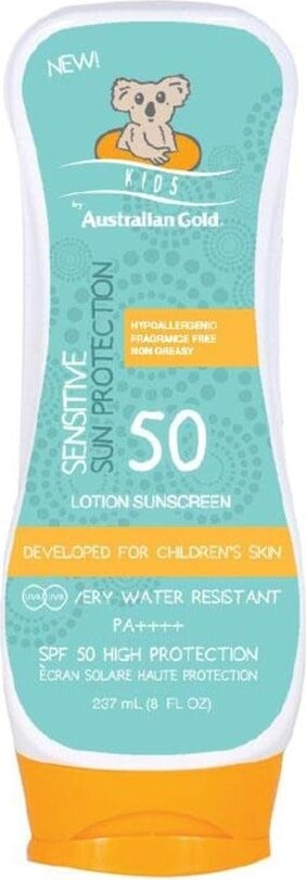 Se Australian Gold Solcreme - Kids Sun Protection Spf 50 237 Ml hos Gucca.dk