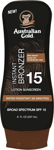 Billede af Australian Gold - Instant Bronzer Sunscreen Lotion Spf 15 237 Ml