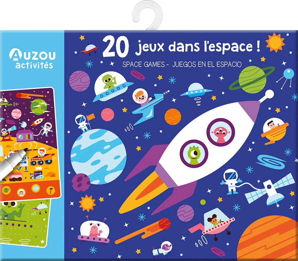 Auzou Activités - Rummet Aktivitetskort - 20 Opgaver