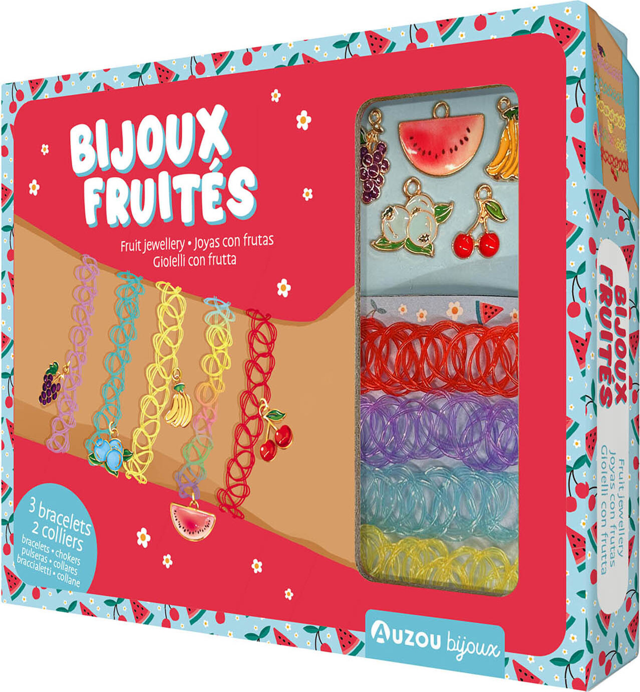 Auzou - Jewellery Factory - Armbånd Og Frugtvedhæng