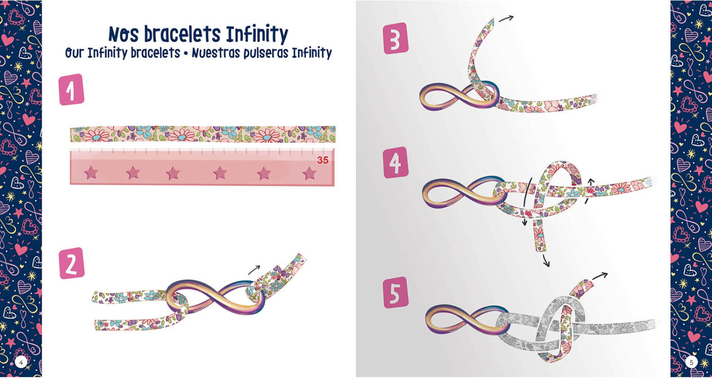 Auzou - Jewellery Factory - Brasilianske Og Venskabsarmbånd - Stort Sæt