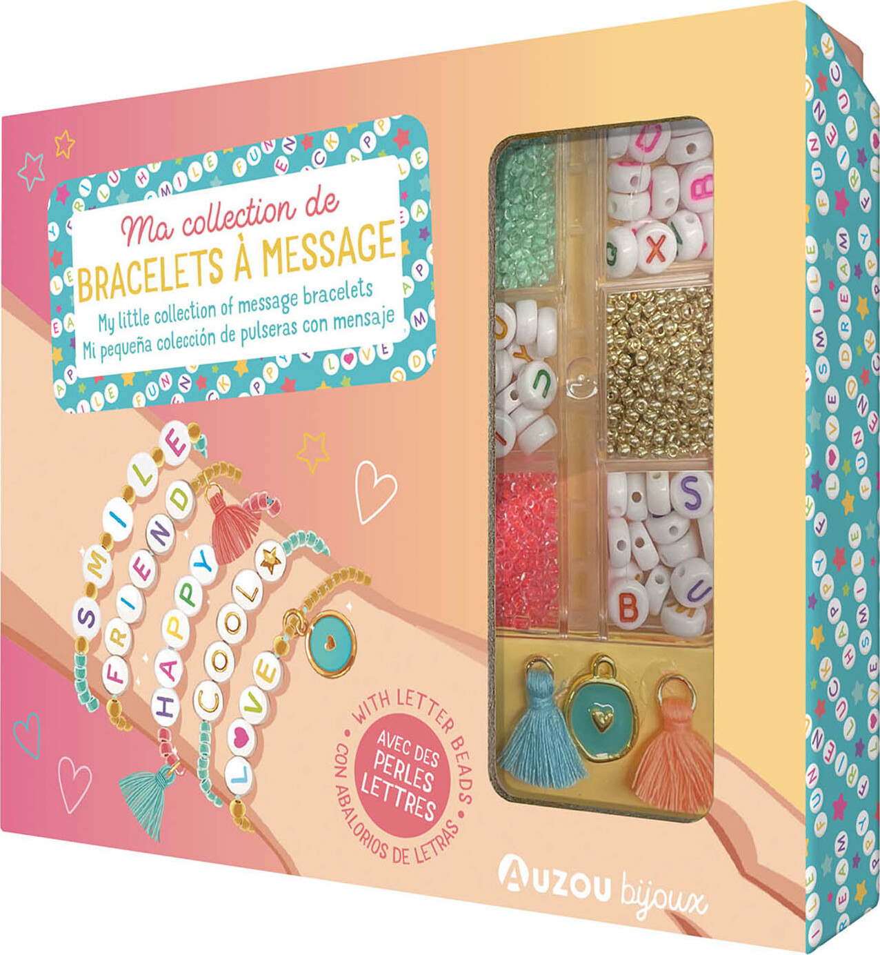 Auzou - Jewellery Factory - Diy Bogstav Armbånd Sæt