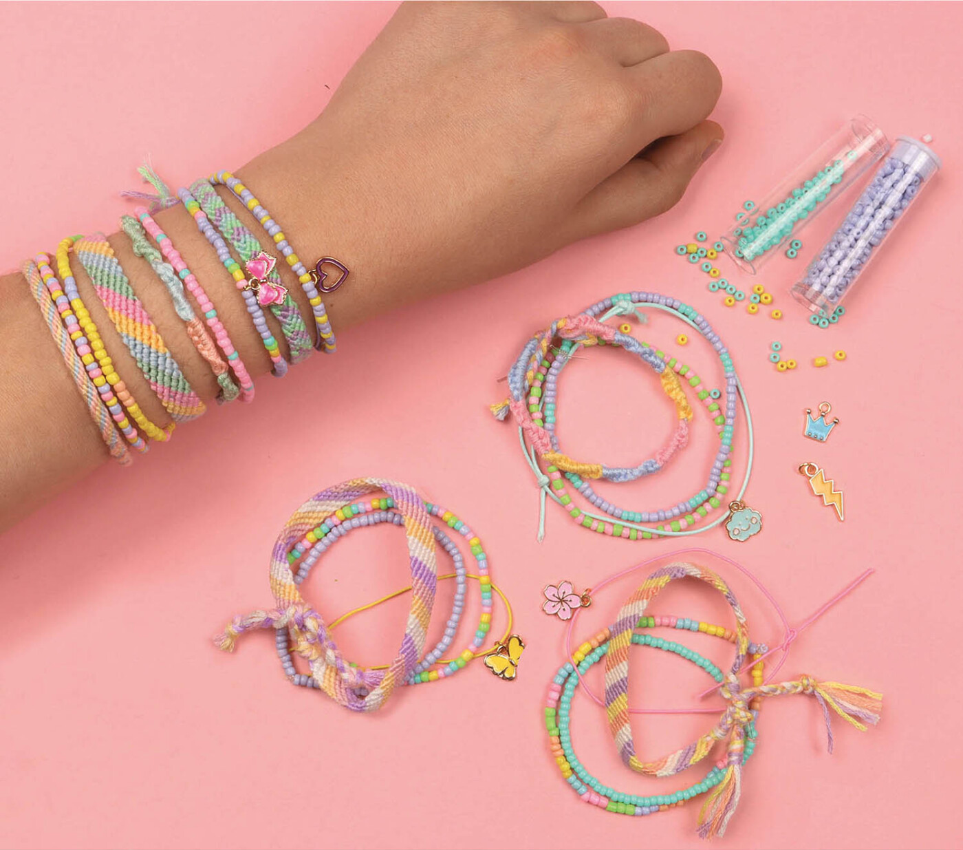 Auzou - Jewellery Factory - Regnbue Armbånd