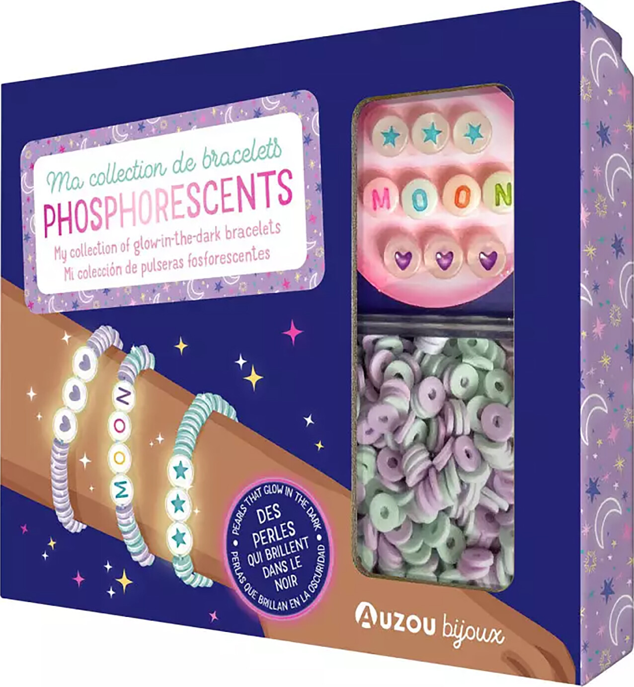 Auzou - Jewellery Factory - Diy - Selvlysende Armbånd - 3 Stk