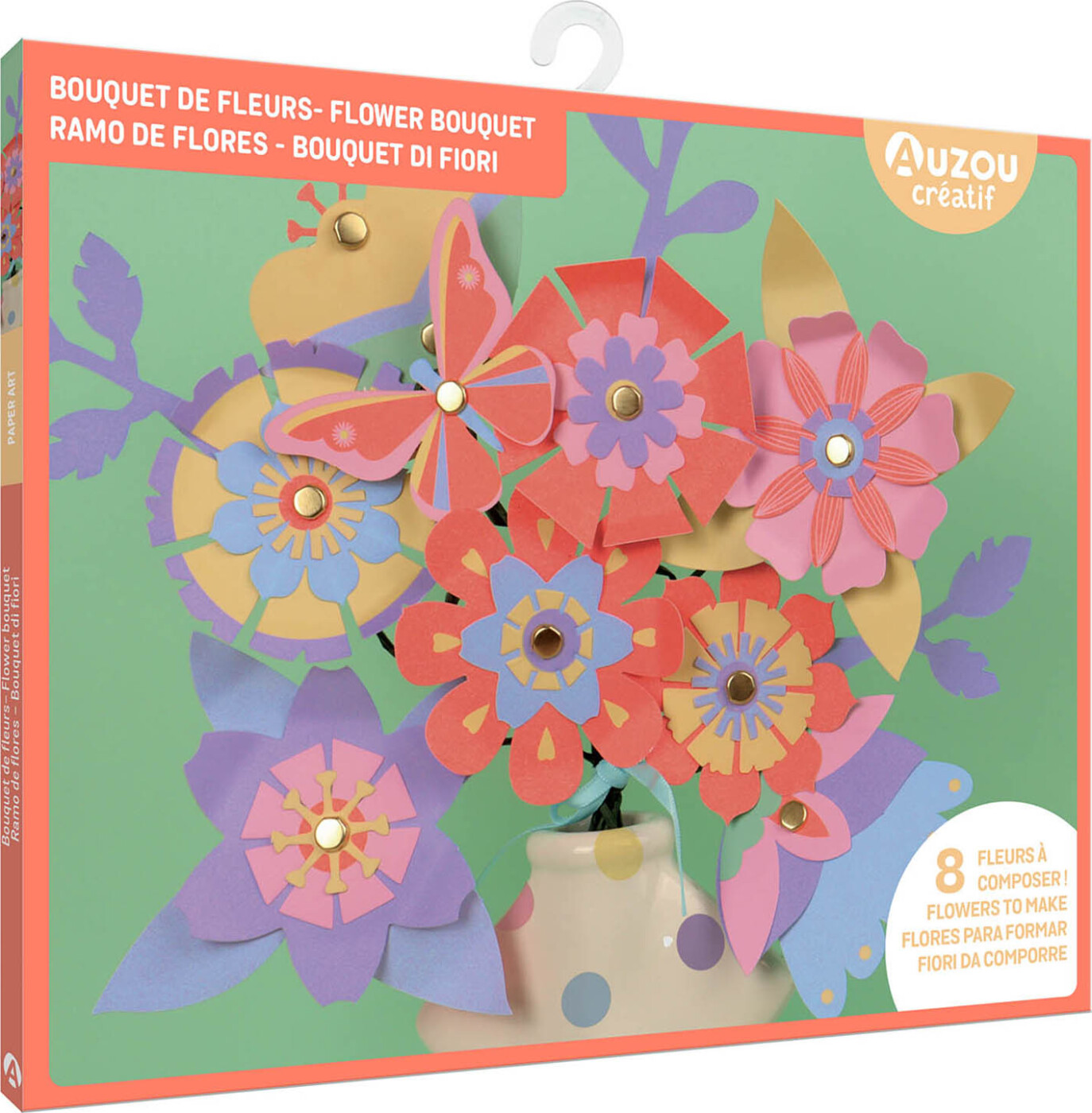 Auzou - Kreasæt - Blomsterbuket