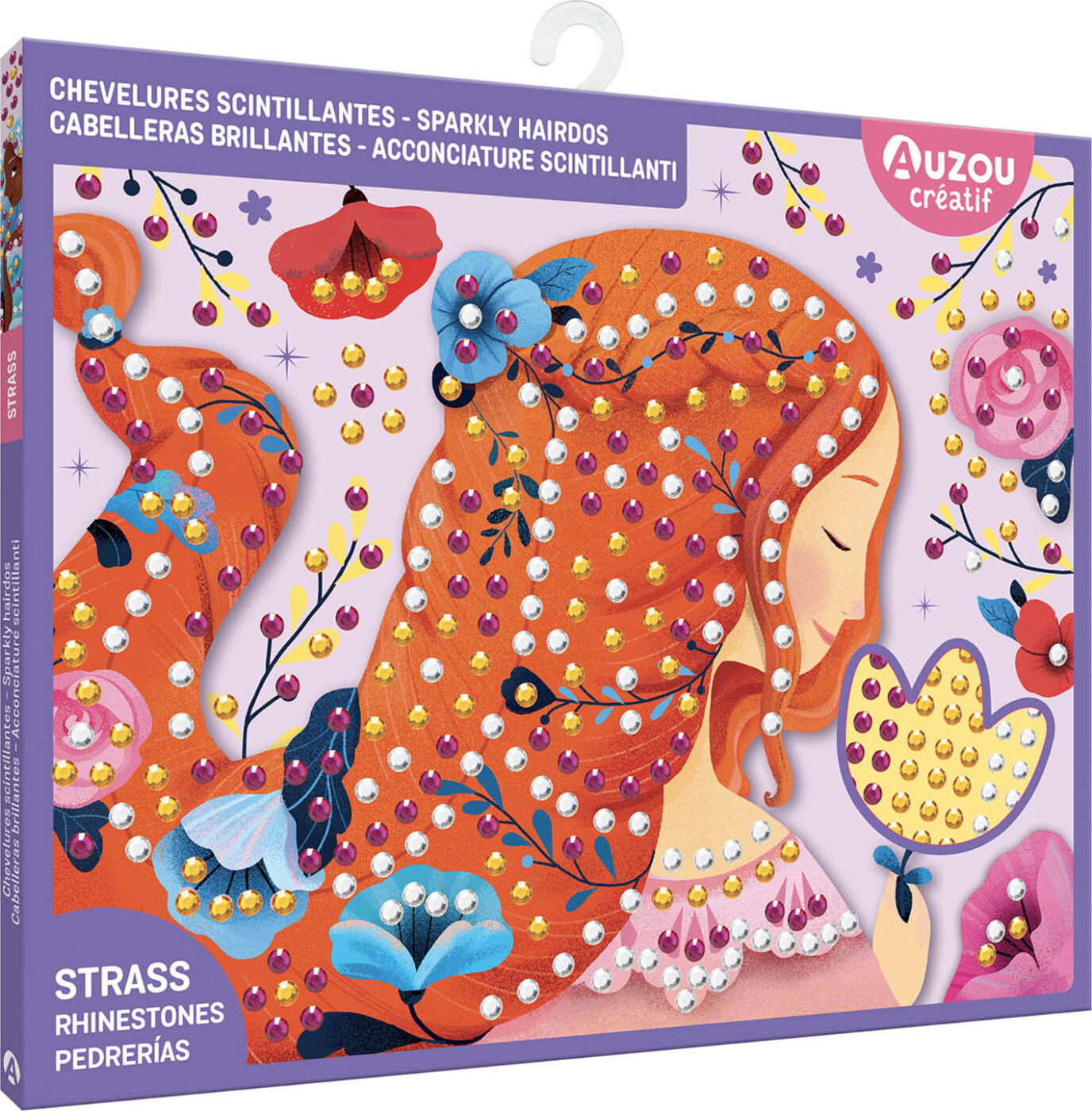 Auzou - Kreasæt - Kunst Med Rhinsten - Frisurer
