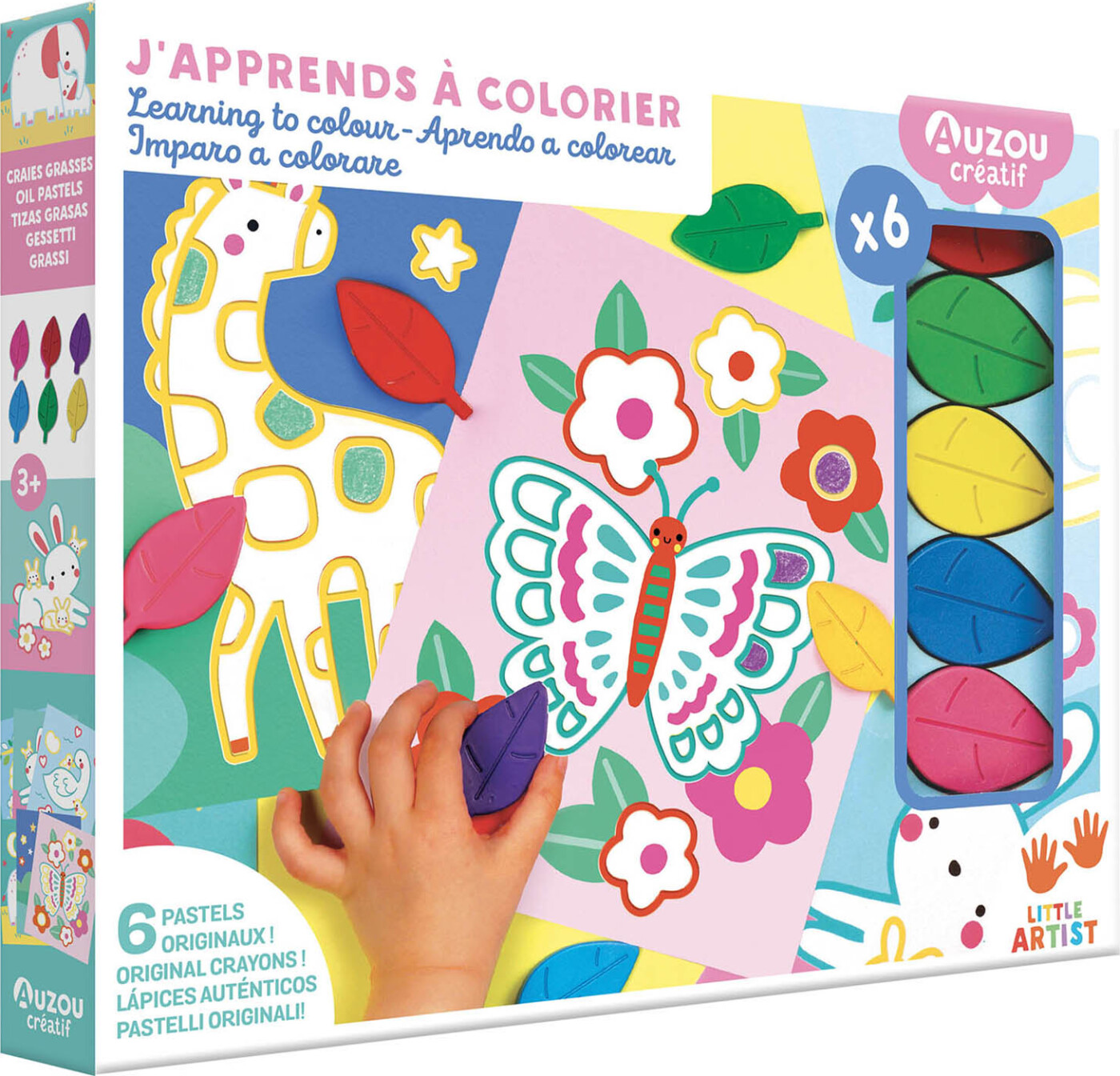 Auzou - Kreasæt - Lær At Farve