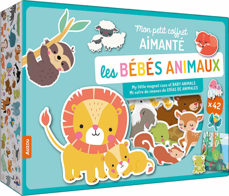 Auzou - Magnetisk Legesæt - Dyreunger