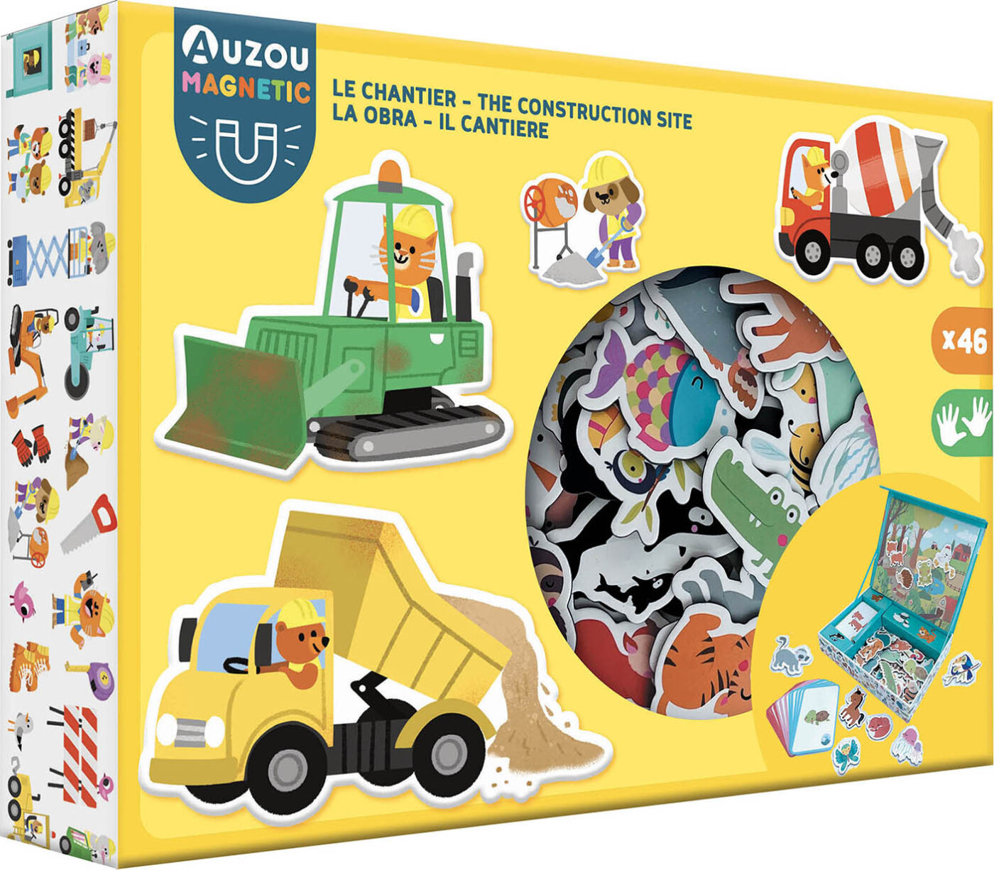 Auzou - Magnetsæt - Byggeplads