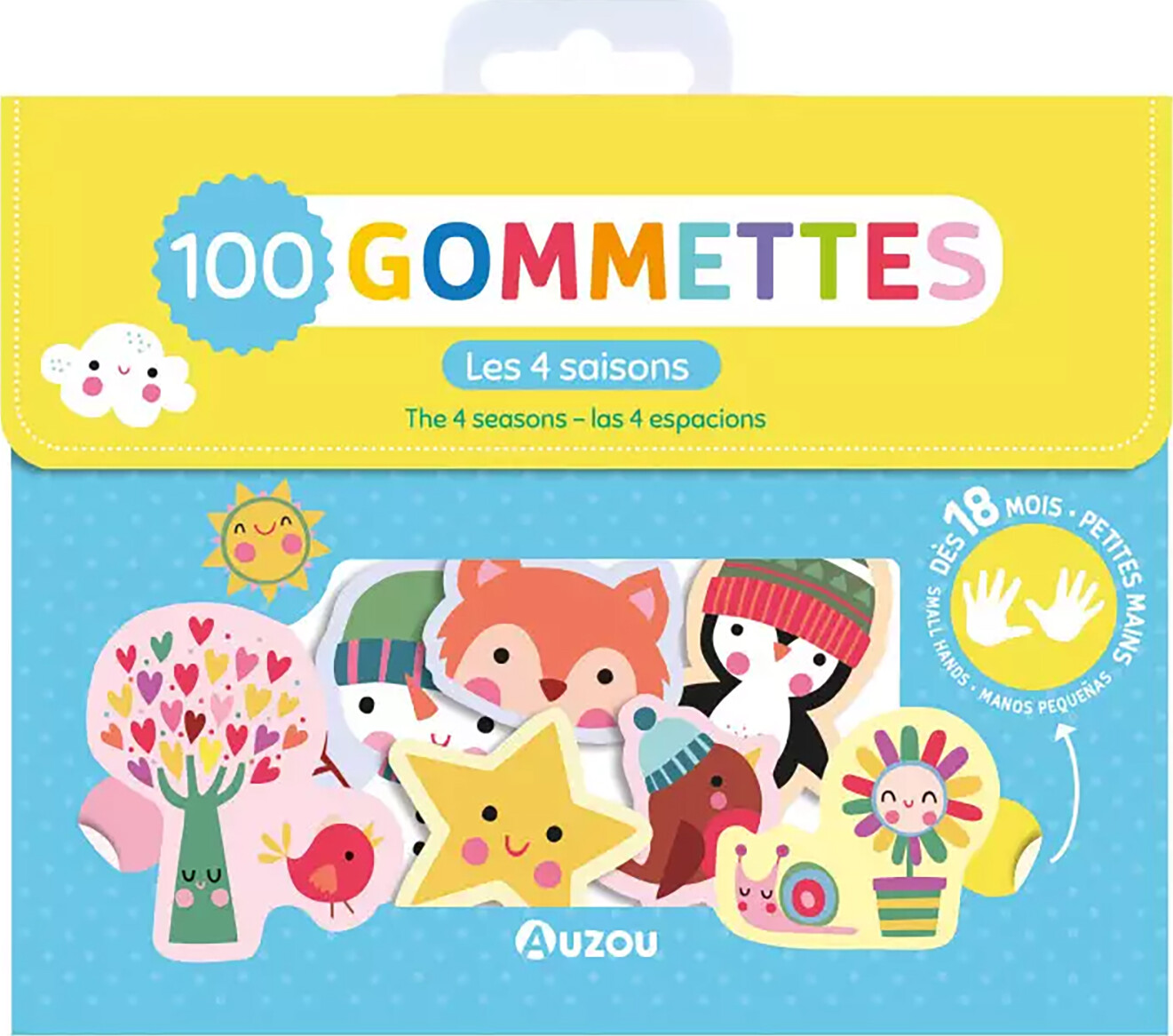 Auzou - Mine Første Klistermærker - årstider
