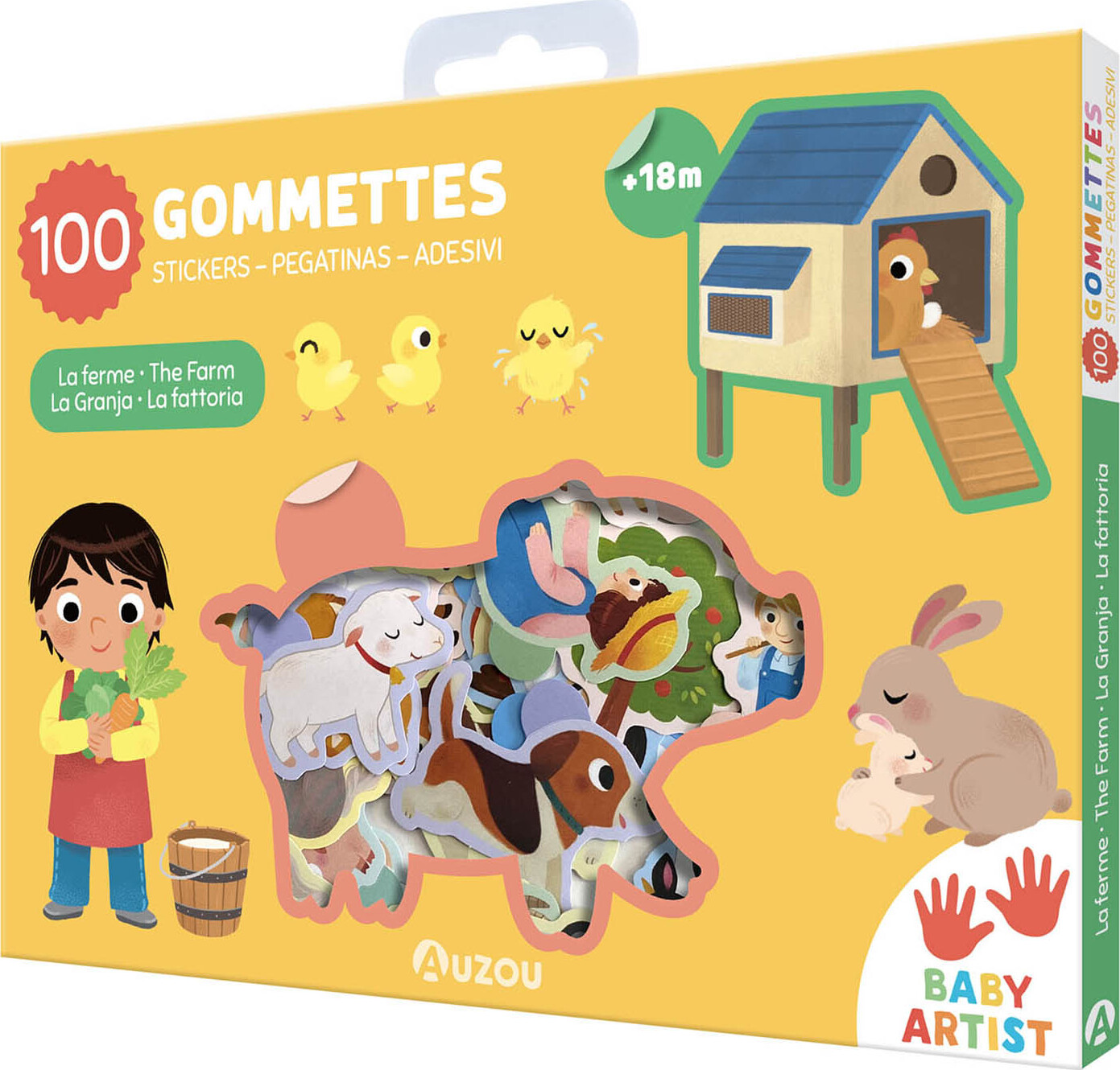 Auzou - Mine Første Klistermærker - Bondegården